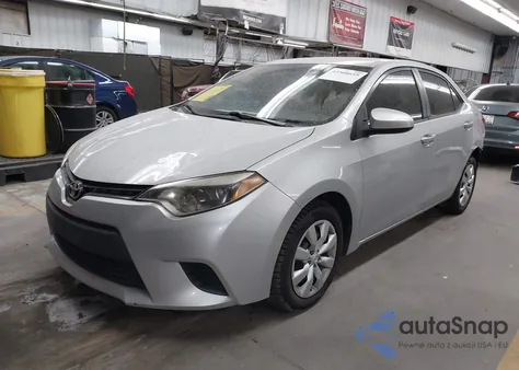 2014 Toyota Corolla Le from USA, damaged, VIN 5YFBURHE2EP093697